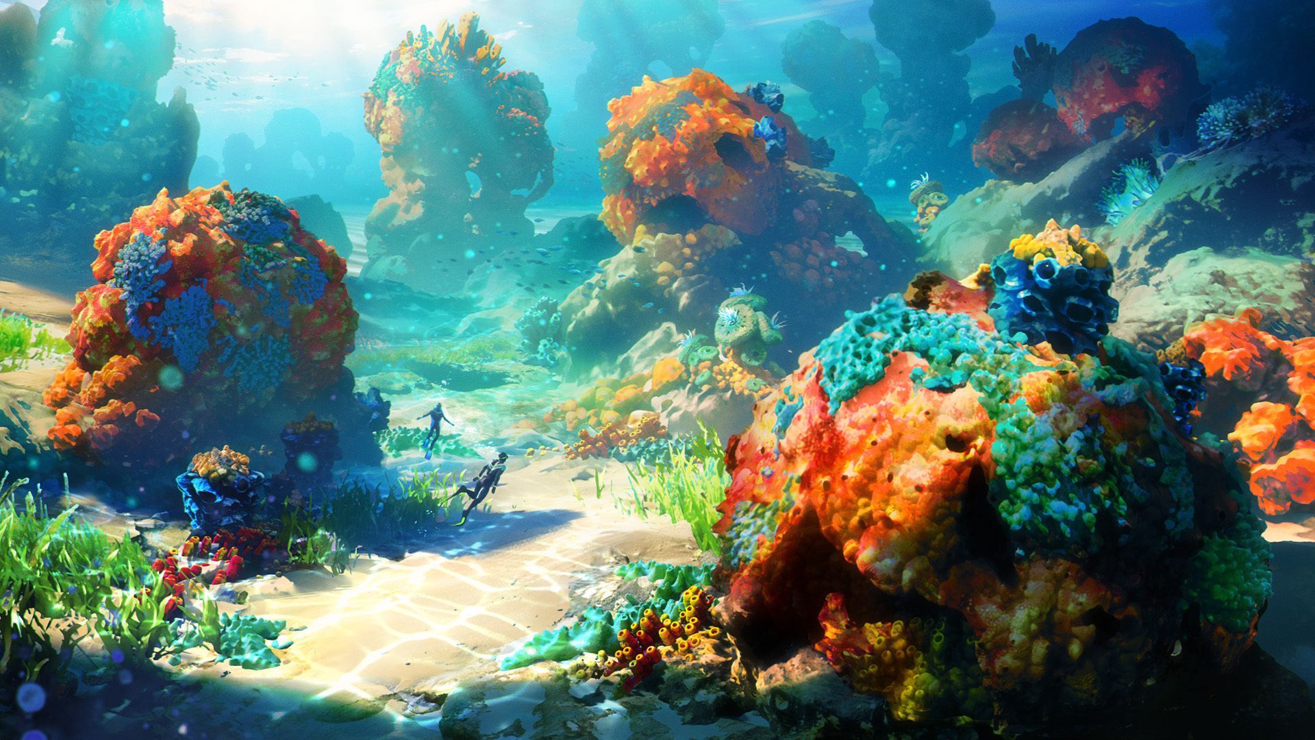 Official Unknown Worlds Subnautica 2 Coral Gardens image for Quartz and Glass planning.