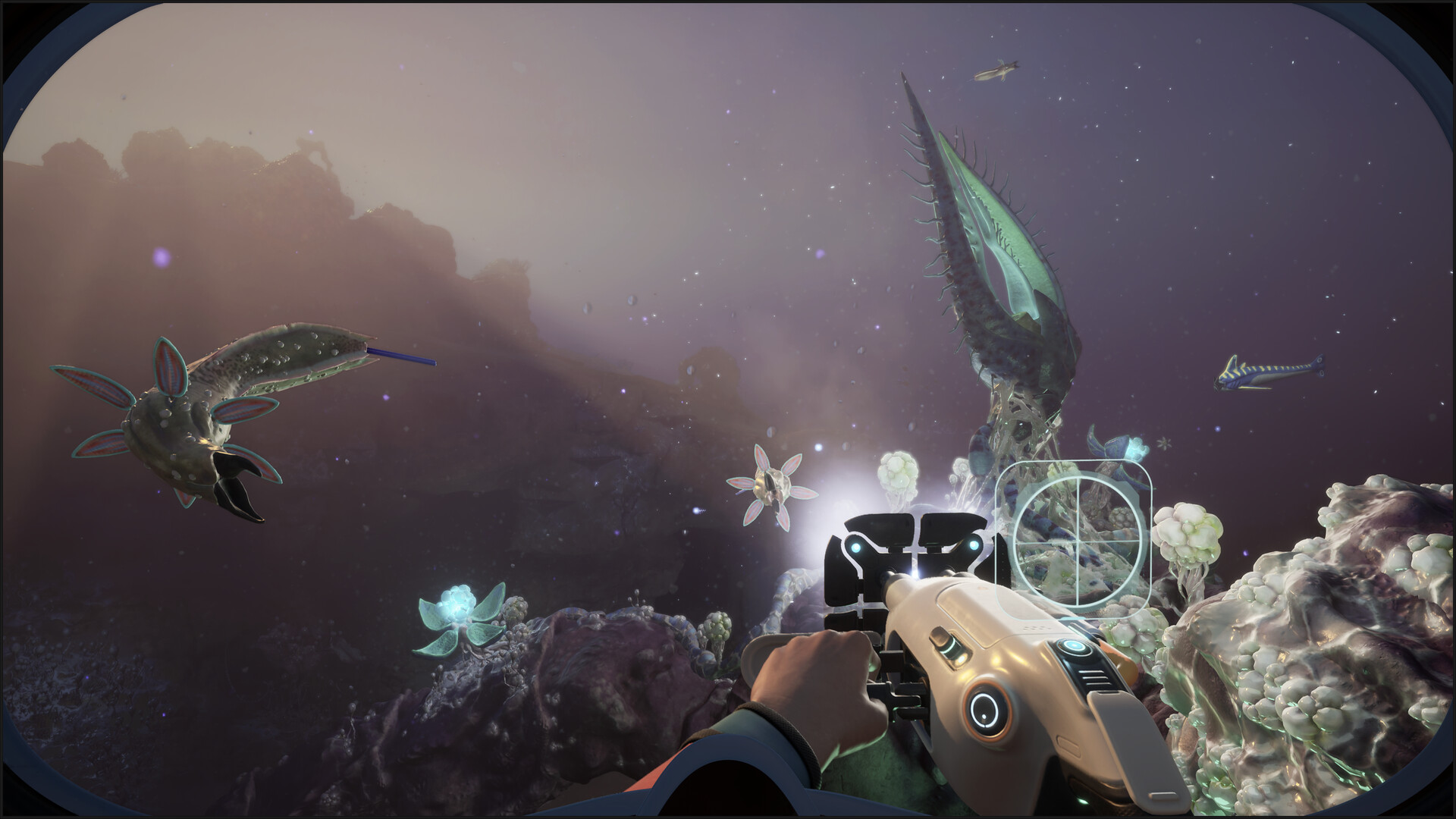 Subnautica 2 official screenshot used for an oxygen and depth planning guide.
